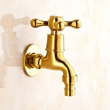 MDRW-Bathroom Sccessories Antique Copper Faucet Extended Washing Machine Faucets Mop Pool Faucet Cold Faucet Into The Wall A - B07555MPS1